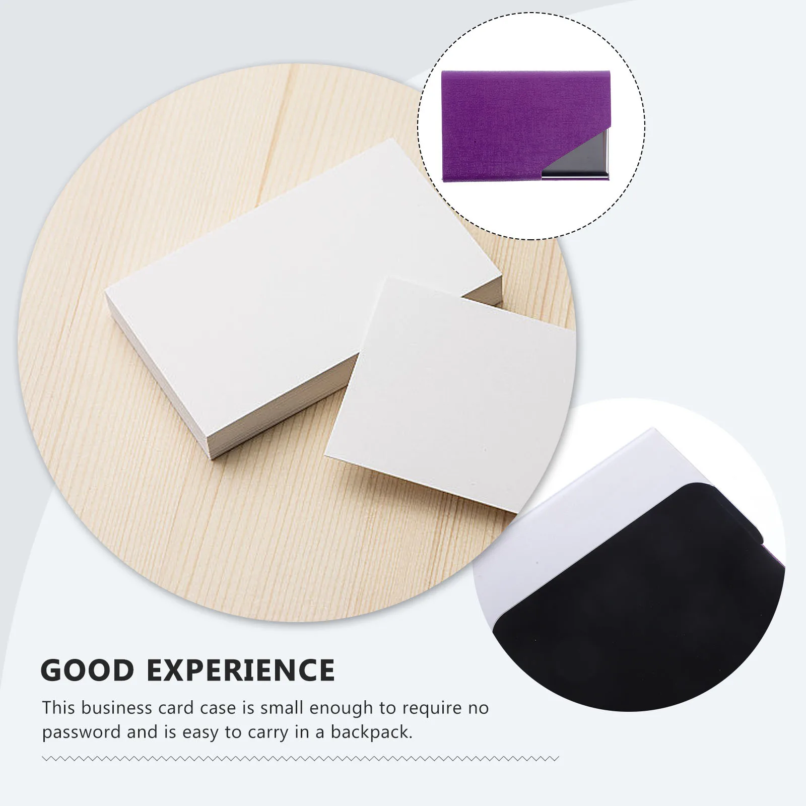 

Business Card Holder Stainless Steel Mini Briefcase Portable Credit Id Card Case Organizer Office Supplies Pocket Address Book