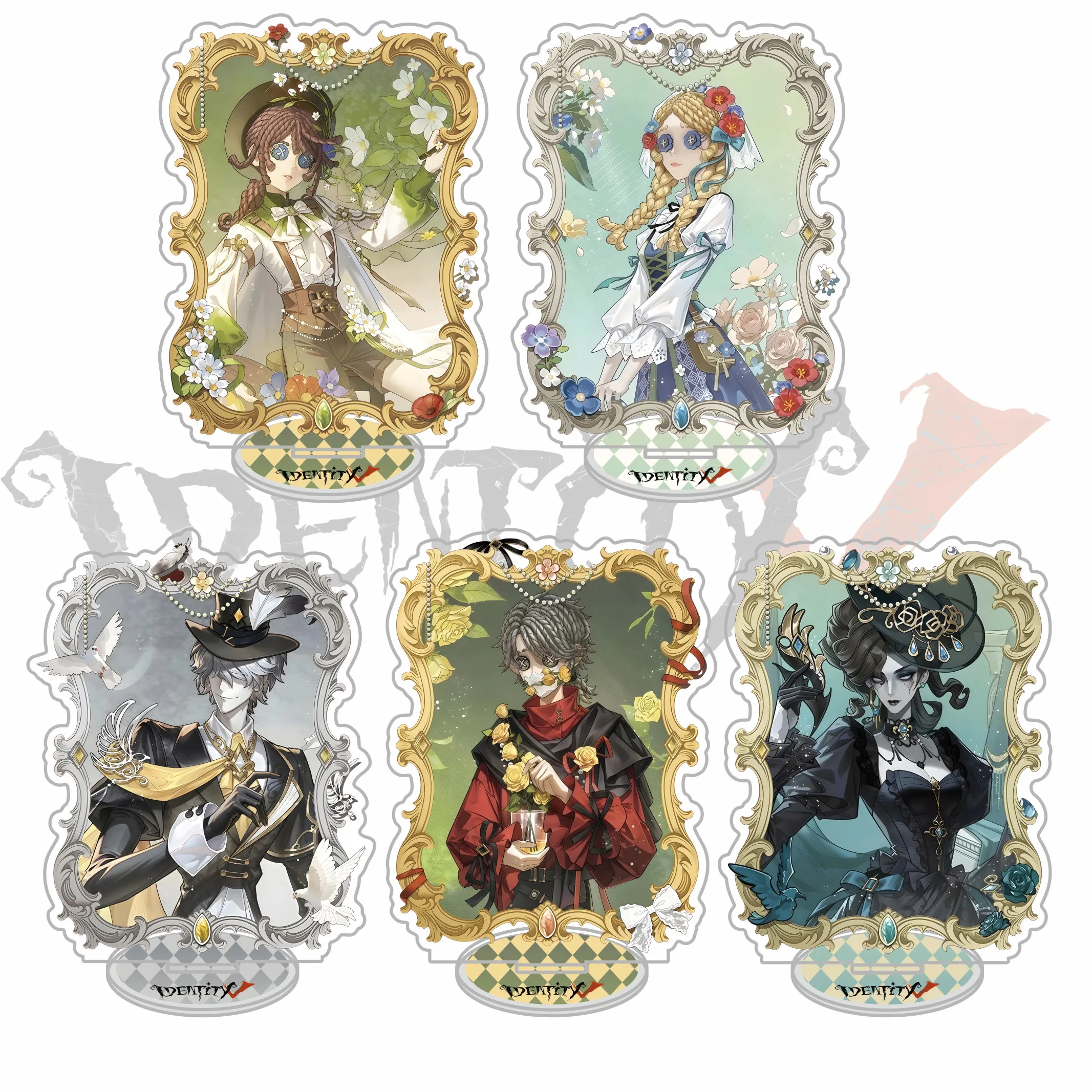 Hot Anime Game Identity V Acrylic Stand keychains Gallery Corridor Series Jack Aesop Carl Desk Ornaments Accessories Gifts 13cm