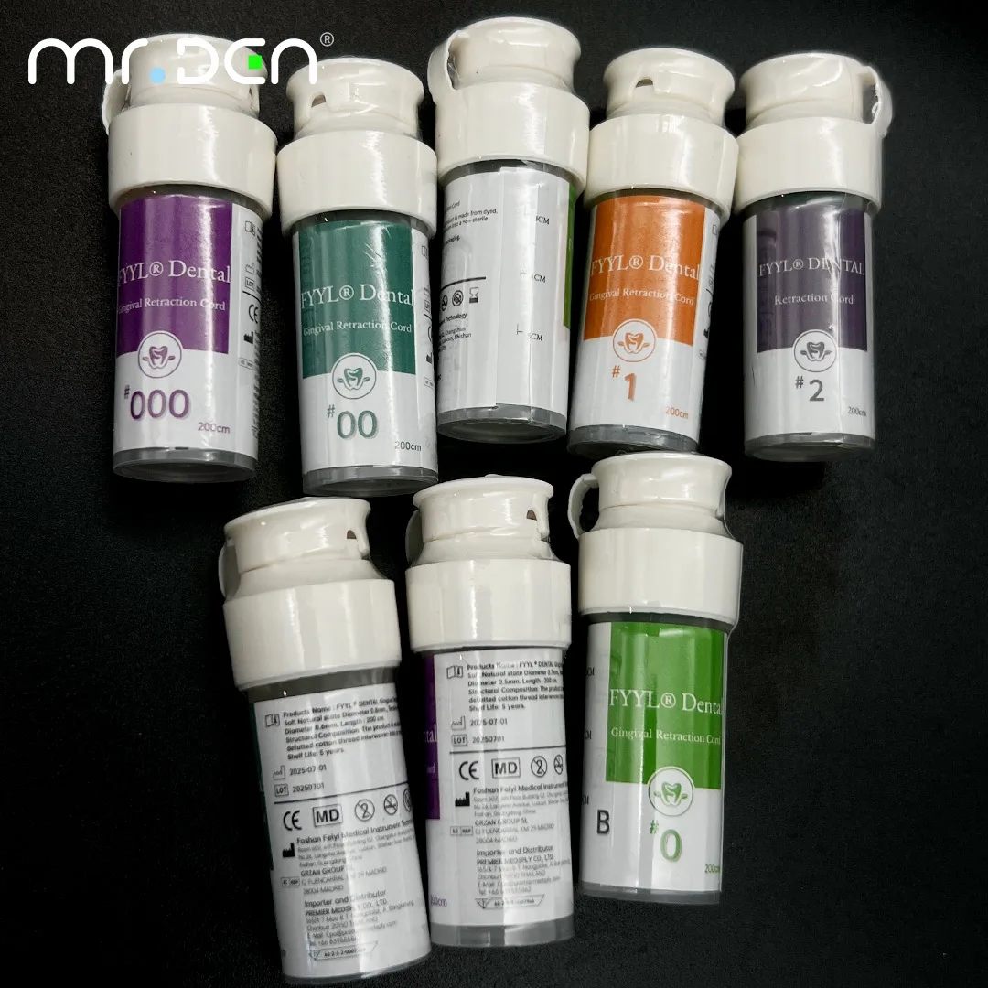 Disposable Dental Thread Dentist Material Knitted Cotton Gingival Retraction Cord Dentist Material Medical