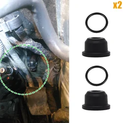 2Sets New For VW Touareg 7P 2011 2012 2013 2014 2015 2016 2017 2018 Clutch Slave Master Cylinder Pipe Seal Repair Rubber Black