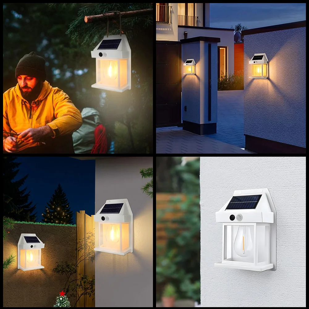 Solar LED Outdoor Lighting Light IP65Waterproof Solar Spot Lamps Outdoor Decorations Lights Emergency Garage Solar Street Lights