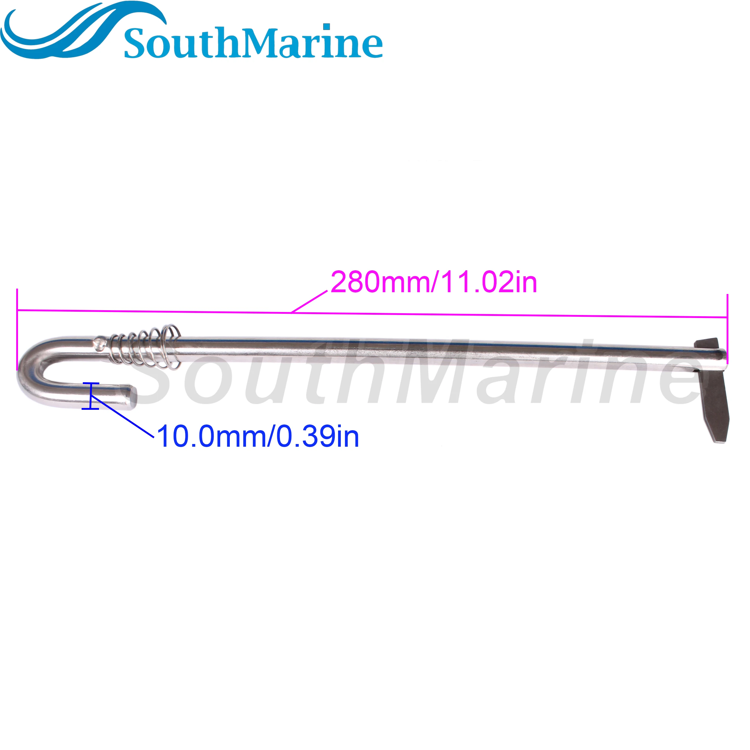 Outboard Motor 676-43160-02 01 00 Tilt Rod Pin untuk Yamaha 40HP 48HP 50HP 55HP, T36-01010400 F25-01010401 untuk Parsun HDX Makara