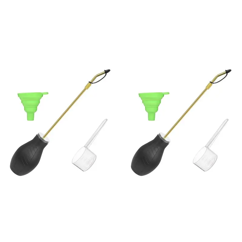 【LIMITED TIME DISCOUNT】2X Diatomaceous Earth Duster, Powder Sprayer, For Horticulture And Agriculture, Copper Tube Can Be Divide