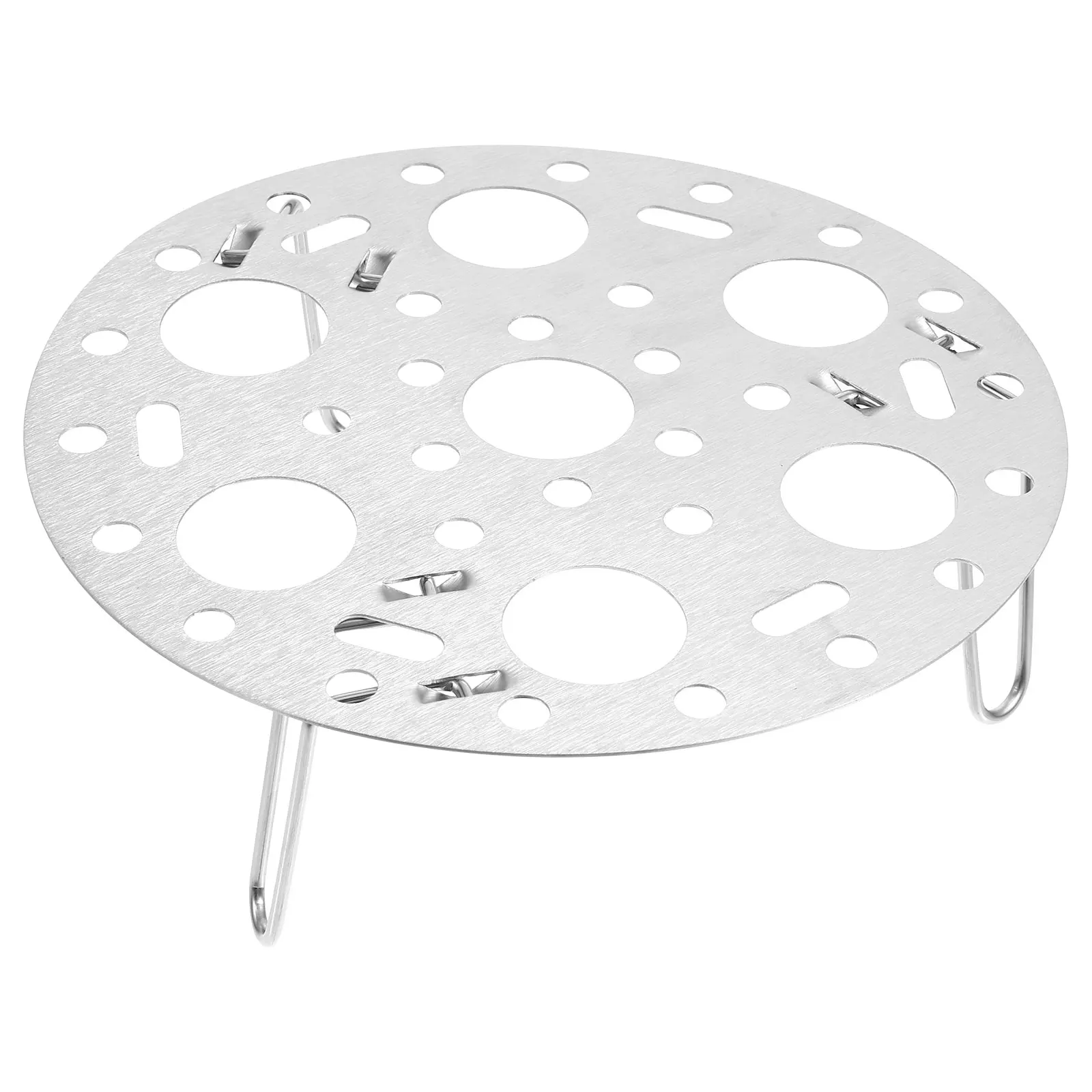 

Stainless Steel Egg Steaming Rack Multi-Hole Holder For Pot Steamer Kitchen Cooking Tool Steam Rack For Eggs Vegetables