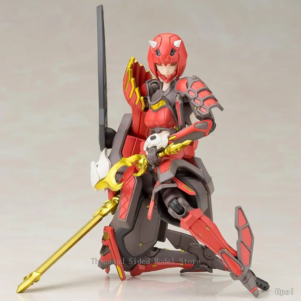IN Stock Original Kotobukiya KP346R Phantasy Star Series 1/12 Vermilion Guardian Shiki Assembly Model Action Figure Toys 15CM