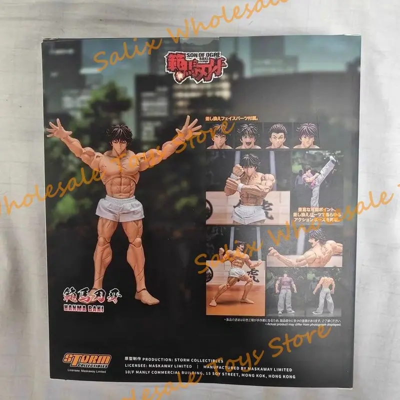 In Magazzino 1/12 Ko Storm Giocattoli Demone Indietro Baki Hanma Anime Action Figure Figure Kibk05 Regali Da Collezione Giocattoli