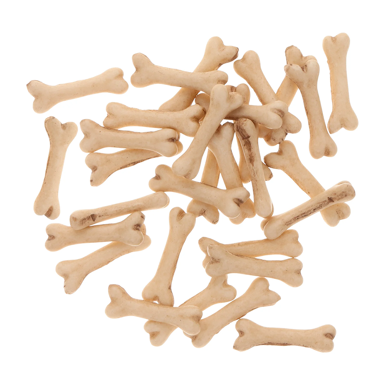 30 Pcs Halloween Bone Model Mini Bones Simulative Human Prank Prop Pocket