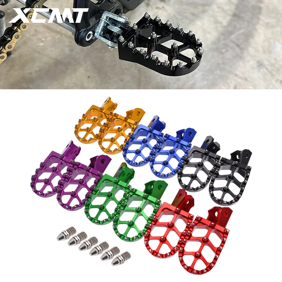 

For Sur-Ron Sur Ron Surron X S Light Bee Talaria Sting Off-Road Electric Motorcycle CNC Footpegs Footrests Foot Pegs Pedals Pad