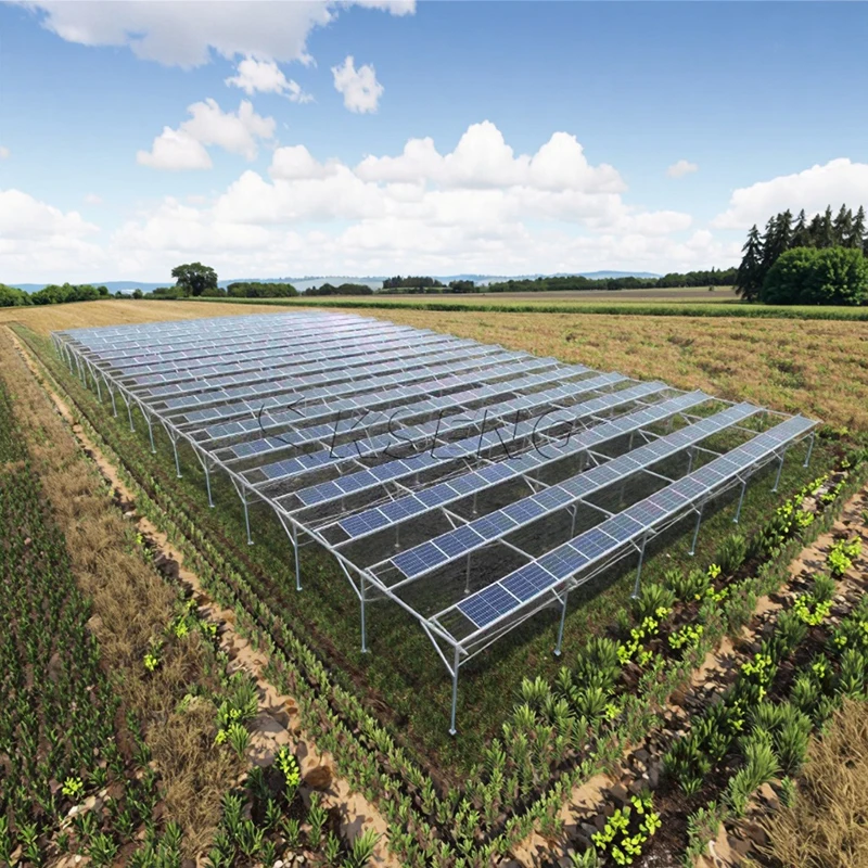 Customize Layout Farm Solar Power System Aluminum Solar Farm Mounting Structure System for Efficient Energy Harvesting