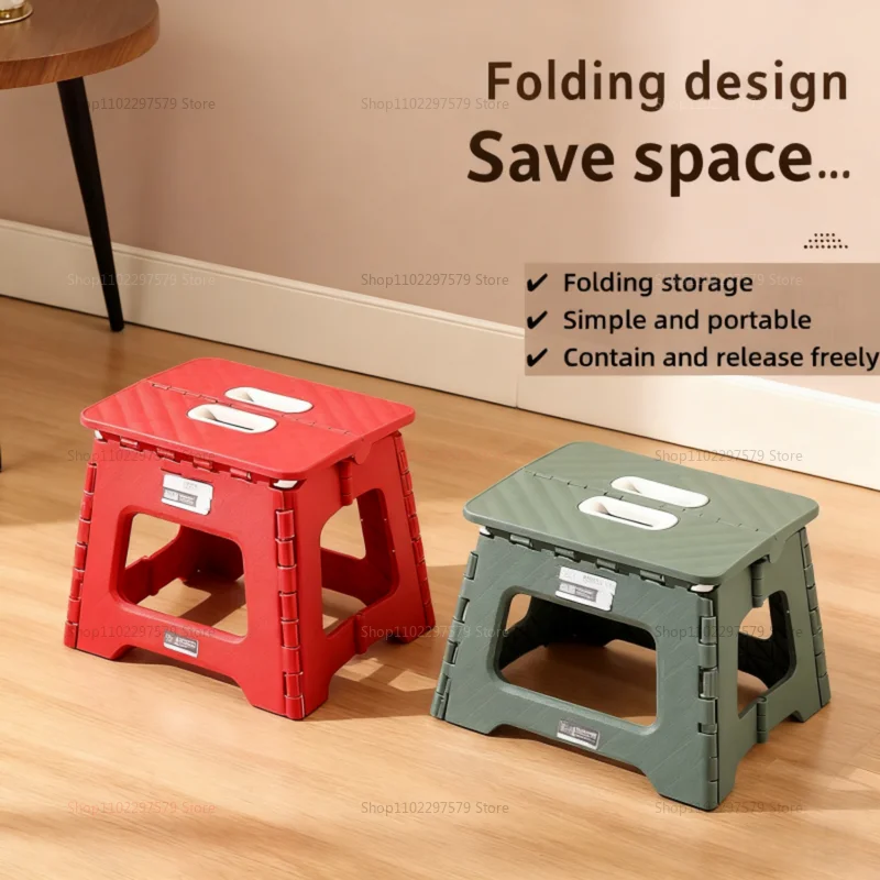 التخييم في الهواء الطلق حديقة التخييم للأطفال والكبار استخدام كرسي مقعد قابل للطي خطوة البراز كرسي محمول مقعد للمنزل الحمام المطبخ