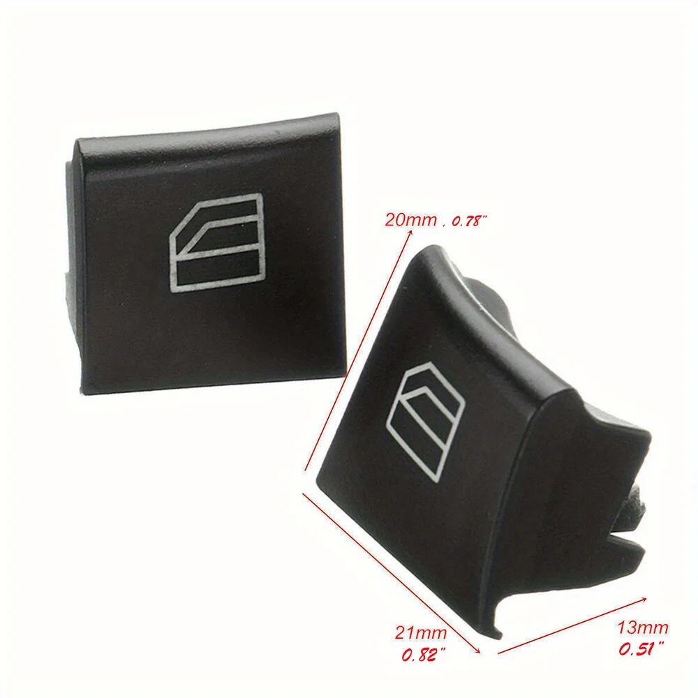 2pcs 2518300290, 2518300390, 2518300590 Driver Window Switch Button Cap For Mercedes For ML GL R Class W164 W251 X164