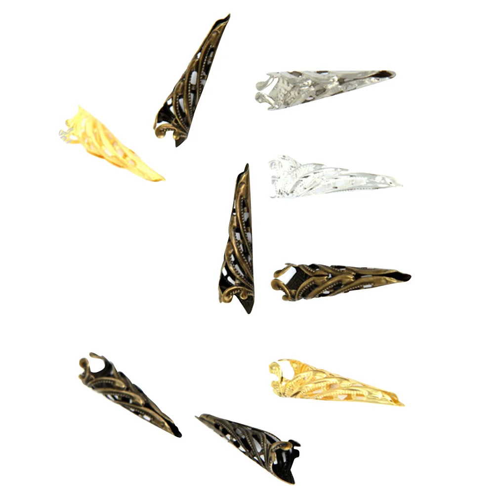 

200Pcs Hollow Alloy Butterfly Bead Caps DIY Pendants Jewelry Accessories Receptacle Charms Necklace Bracelet Earrings Supplies