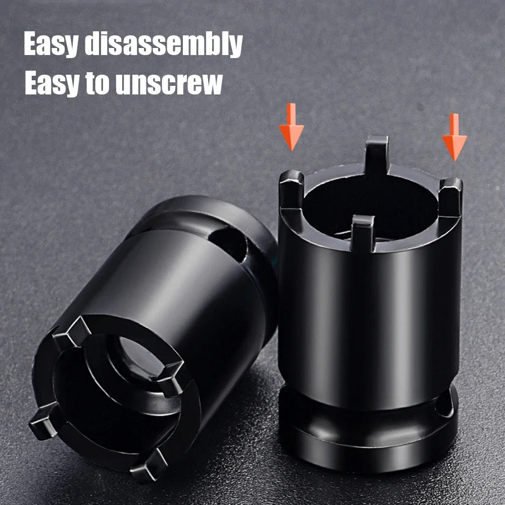 Angle Grinder Socket Wrench Adapter for Safe and Secure Pressure Plate Disassembly During Maintenance or Blade Replacement Tasks