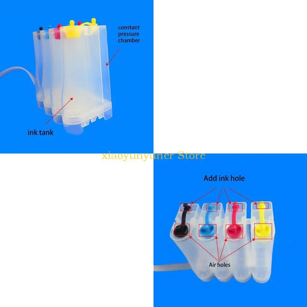 

P9JB for Tank Replacement Colors Refill DIY Kits Universal for for HP Inkjet