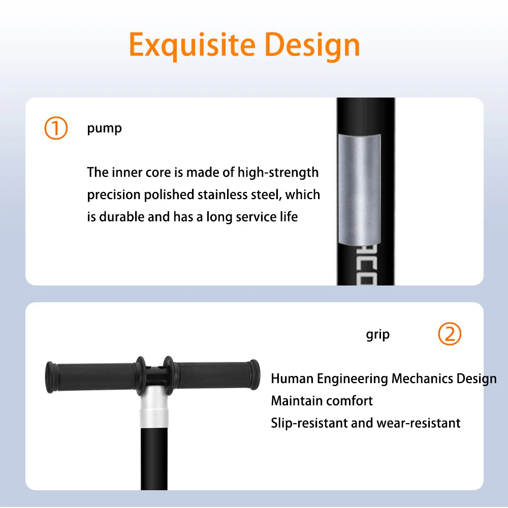 4500psi 4 Stage High Pressure PCP Pump 300bar Hand Operated Air Pump for HPA Tank Hunting Car Bicycle Air Refilling ﻿