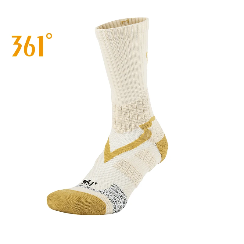 

361 Degrees Men Basketball Socks Jokic High-top Breathable Professional Absorbing Training Anti-slip Long Tube Male 512533001