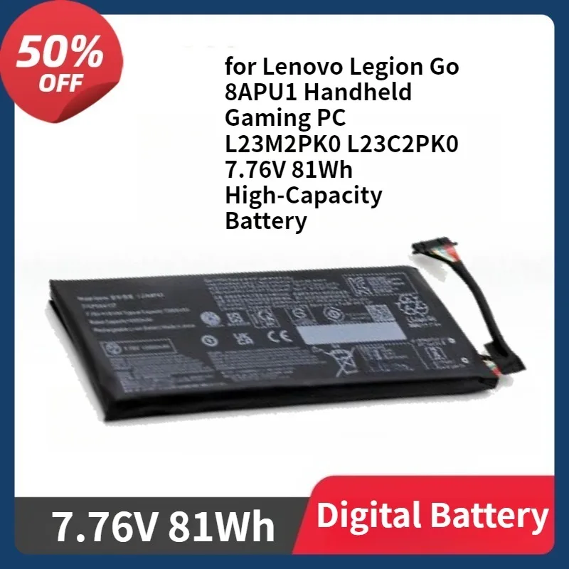 

New L23B2PK0 Battery for Lenovo Legion Go 8APU1 Handheld Gaming PC L23M2PK0 L23C2PK0 7.76V 81Wh High-Capacity Battery
