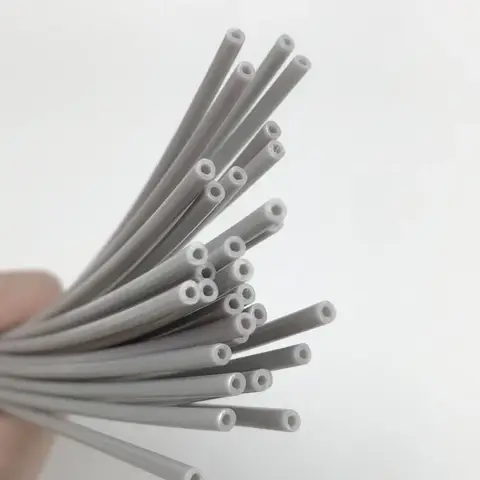 10 st byggklossar 75c40 32 cm ljusgrå/svarta kolfiberrör ihåliga rörblock för att bygga modelldrake RC flygplansdelar 8 best sales Lego-rör - №1