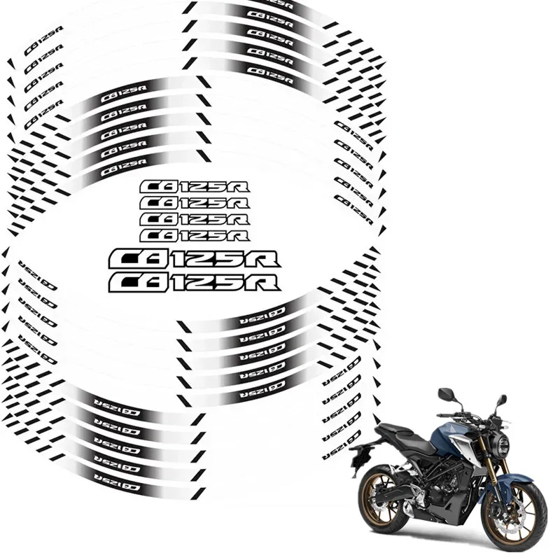 FOR HONDA CB125R Motorcycle Parts Contour Wheel Decoration Decal Sticker - C