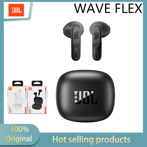 Audífonos Inalámbricos Bluetooth Jbl Wave Flex Semi-In-Ear,