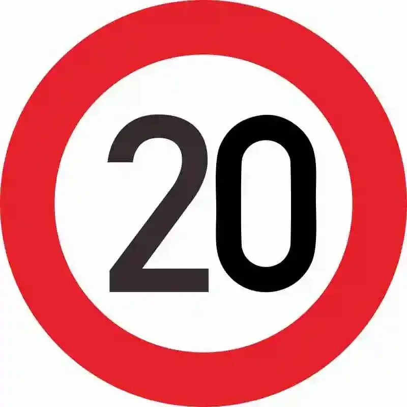 10cm Speed Limit 10-90Km/h Car Tuning Sticker