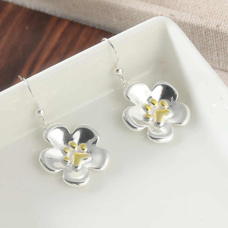 Modische Süße Blumen-Ohrhänger für Damen, Personalisierte Kreative Hochzeitsaccessoires, Schmuck, Niedliches Geschenk