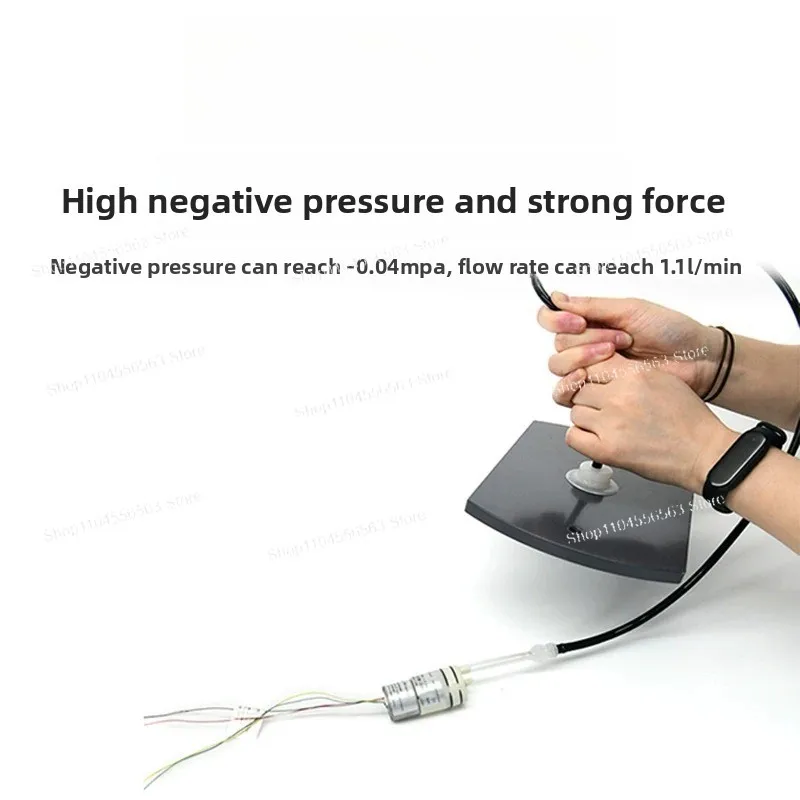Micro Vacuum Pump 12V DC Mini Diaphragm Pump, Small Negative Pressure Air Compressor Pump KVP04