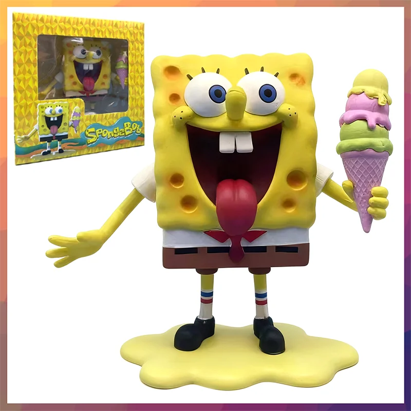 Haute qualité 1926 Bob l'éponge SquarePants Patrick Star crème glacée état dessin animé Figure chambre décor figurine modèle jouets cadeau pour