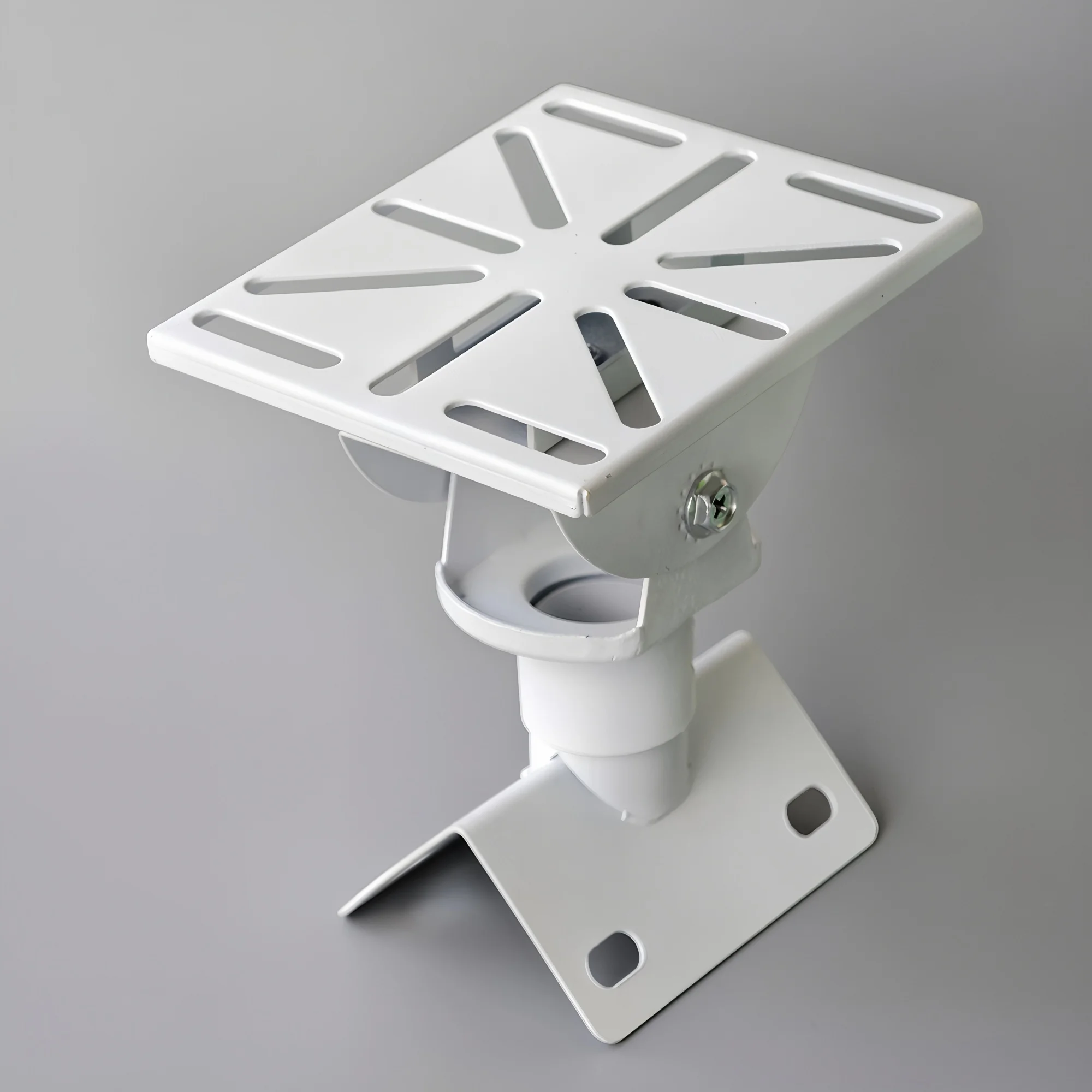 90° Right-Angle Wireless PTZ Dome Camera Corner Mounting Bracket Crossbar Holding Pole Security Camera Integrated Clamp Bracket