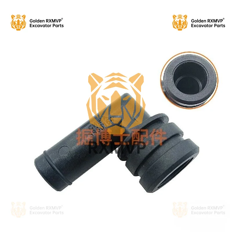 For Komatsu Pc 200/240/360-8 6d107 Engine Exhaust Pipe Joint Exhaust Pipe Elbow Excavator Accessories