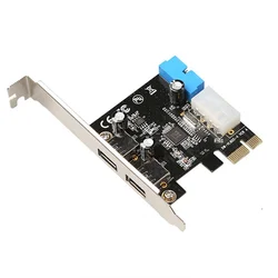 USB 3.0 PCI-E Плата расширения, 2 порта USB 3,0, 19 контактов