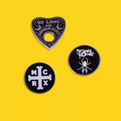 Classic My Chemical Romance Punk Band Enamel Pin Metal Badge Rock Music Brooch Fan Collection Medal Jewelry Gift