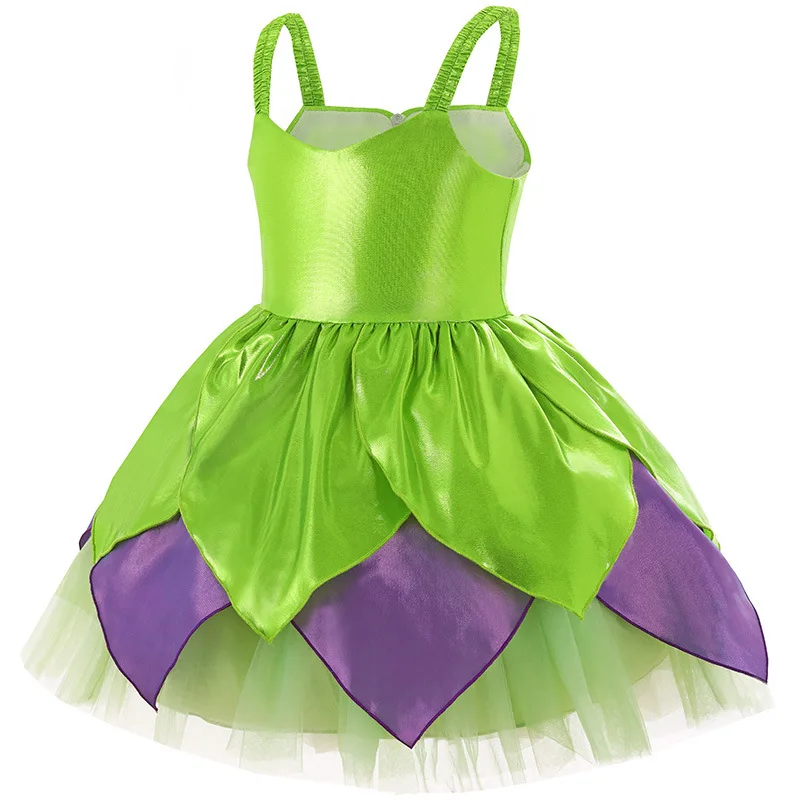 Carnival 2026 Disguise elf Princess Dress Little Girls Costumes Kids Fairy Cosplay Dress Birthday Party Easter St. Patrick's Da