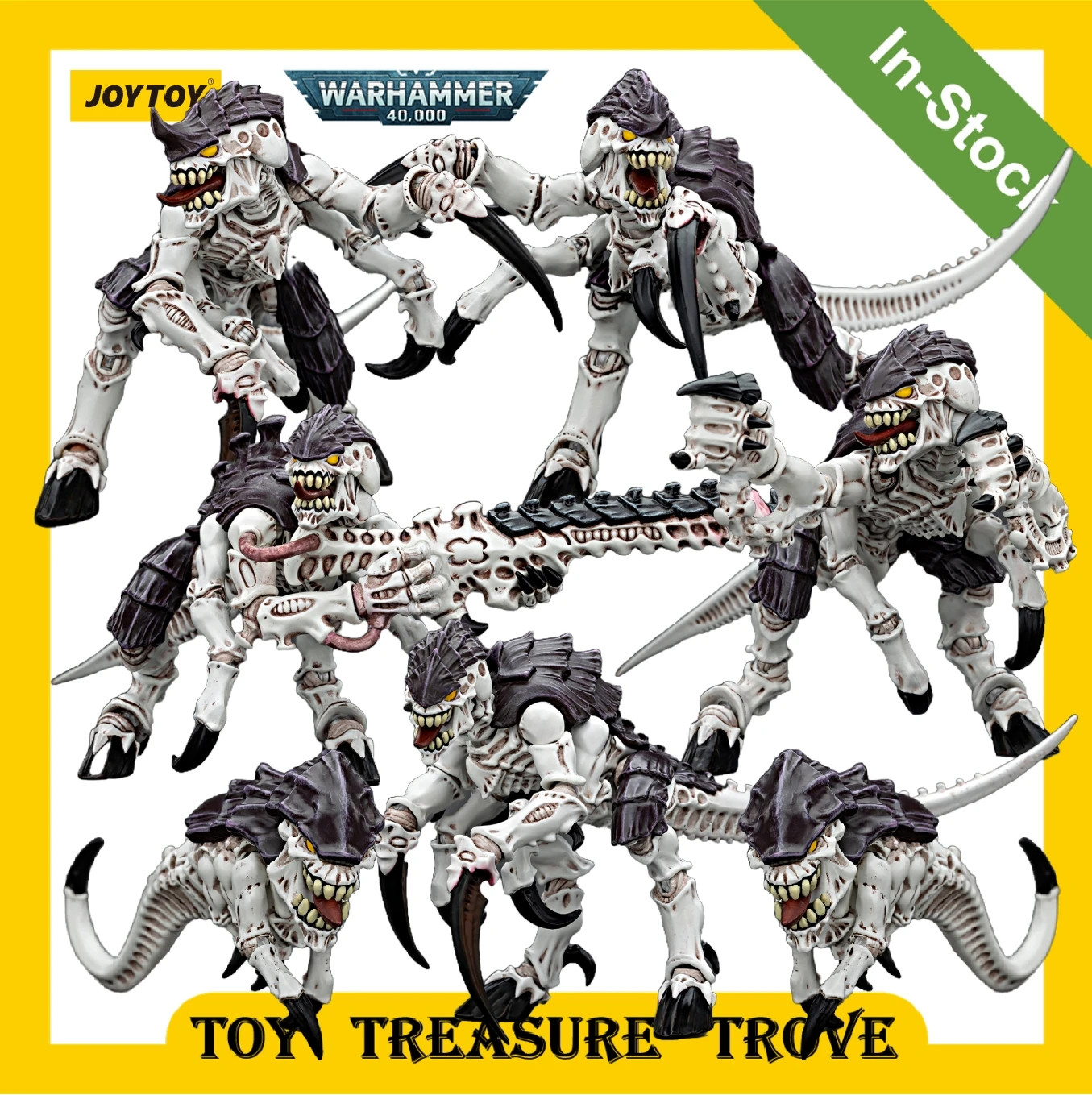 [IN STOCK] JOYTOY 1/18 Warhammer 40k Action Figures Tyranids Hive Fleet Leviathan Termagant , Hormagaunt , Ripper Anime Figures