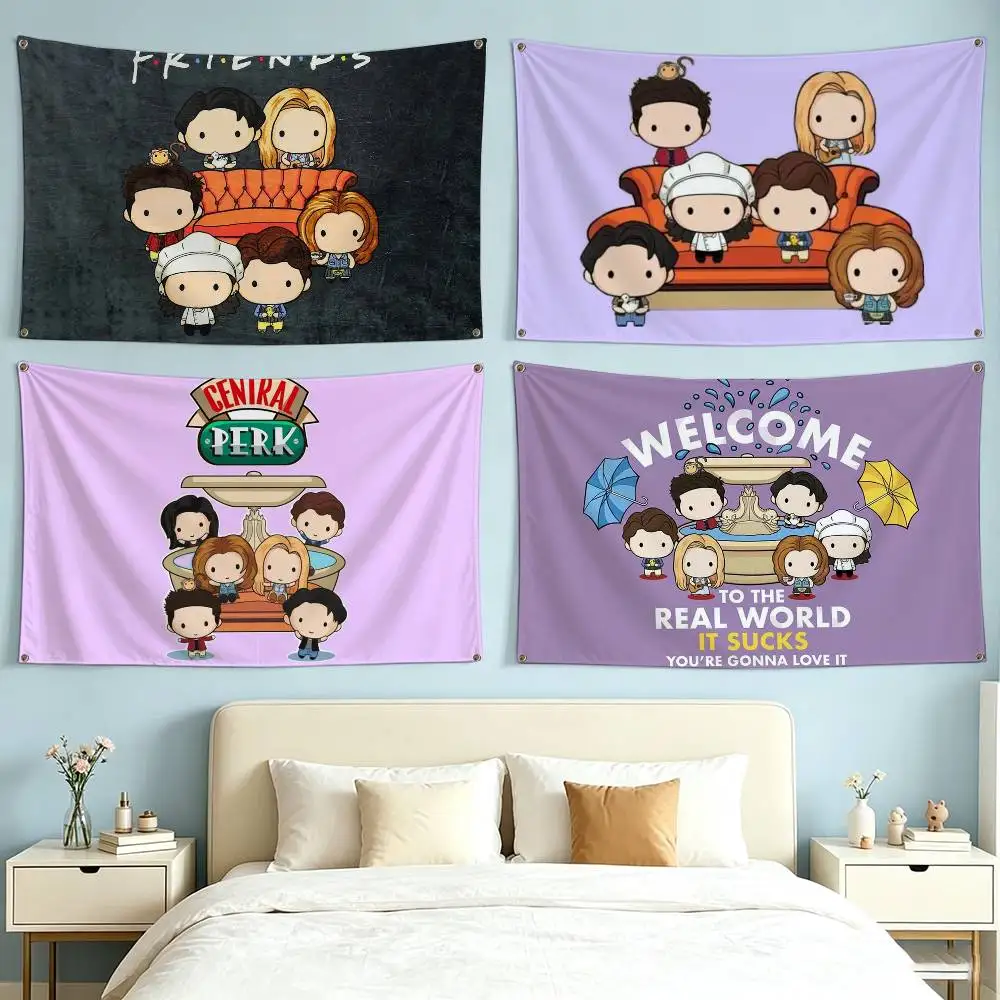 Classic Sitcom Series F-Friends  Flag Suitable For Party Club Outdoor Interior Wall Decoration Banner Fans Gift
