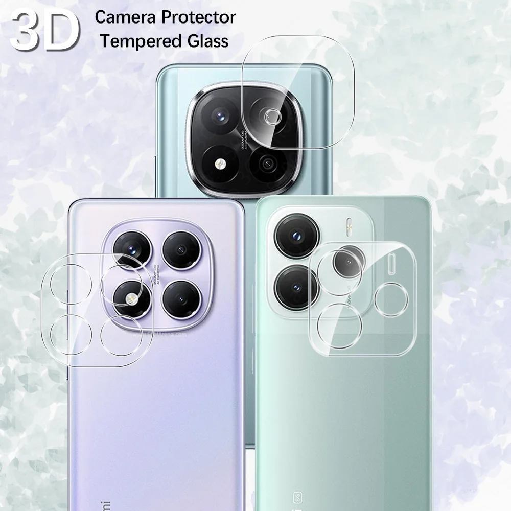 1-3PCS 3D Camera Glass Protector For Xiaomi Redmi Note 14 Pro+ Note14 Pro Plus 5G Note13Pro 13Pro 4G Case Friendly HD Lens Glass