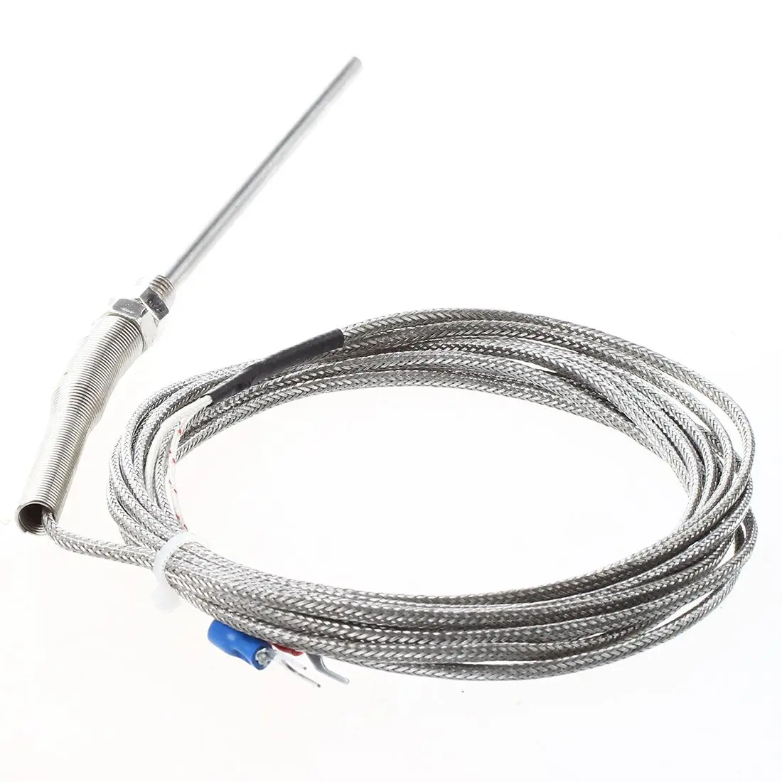 3m/10ft Stainless Steel Probe K type Sensors High Temperature Thermocouple