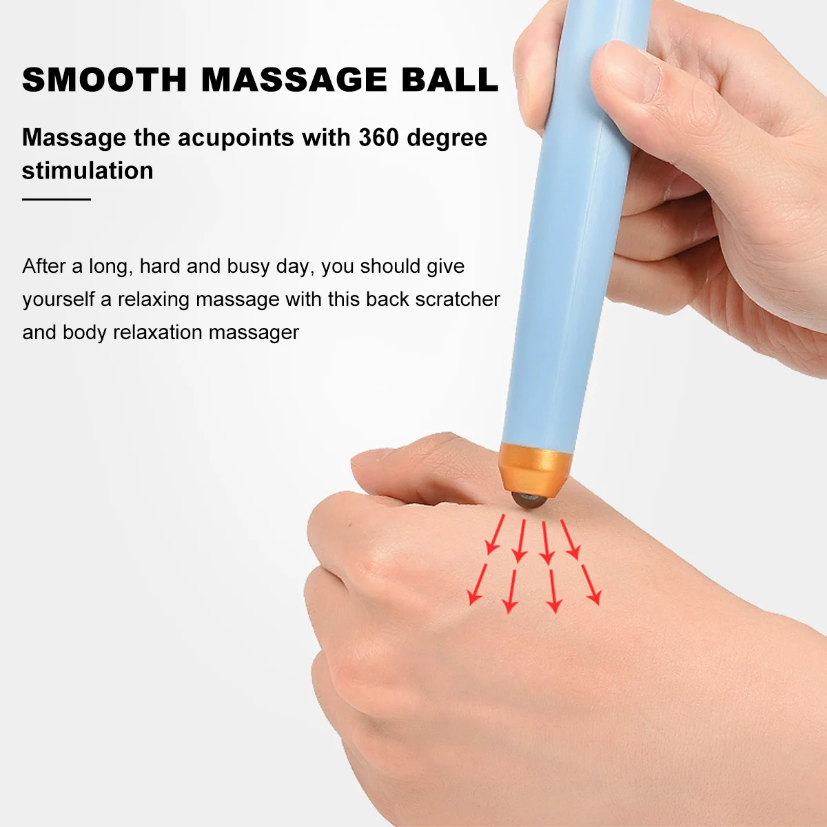 เครื่องนวดขัดหลังแบบยืดหดได้ แบบพกพา ท่อแบบยืดหดได้ สำหรับผ่อนคลายกล้ามเนื้อ บรรเทาอาการคัน ใช้ได้ทุกเพศทุกวัย