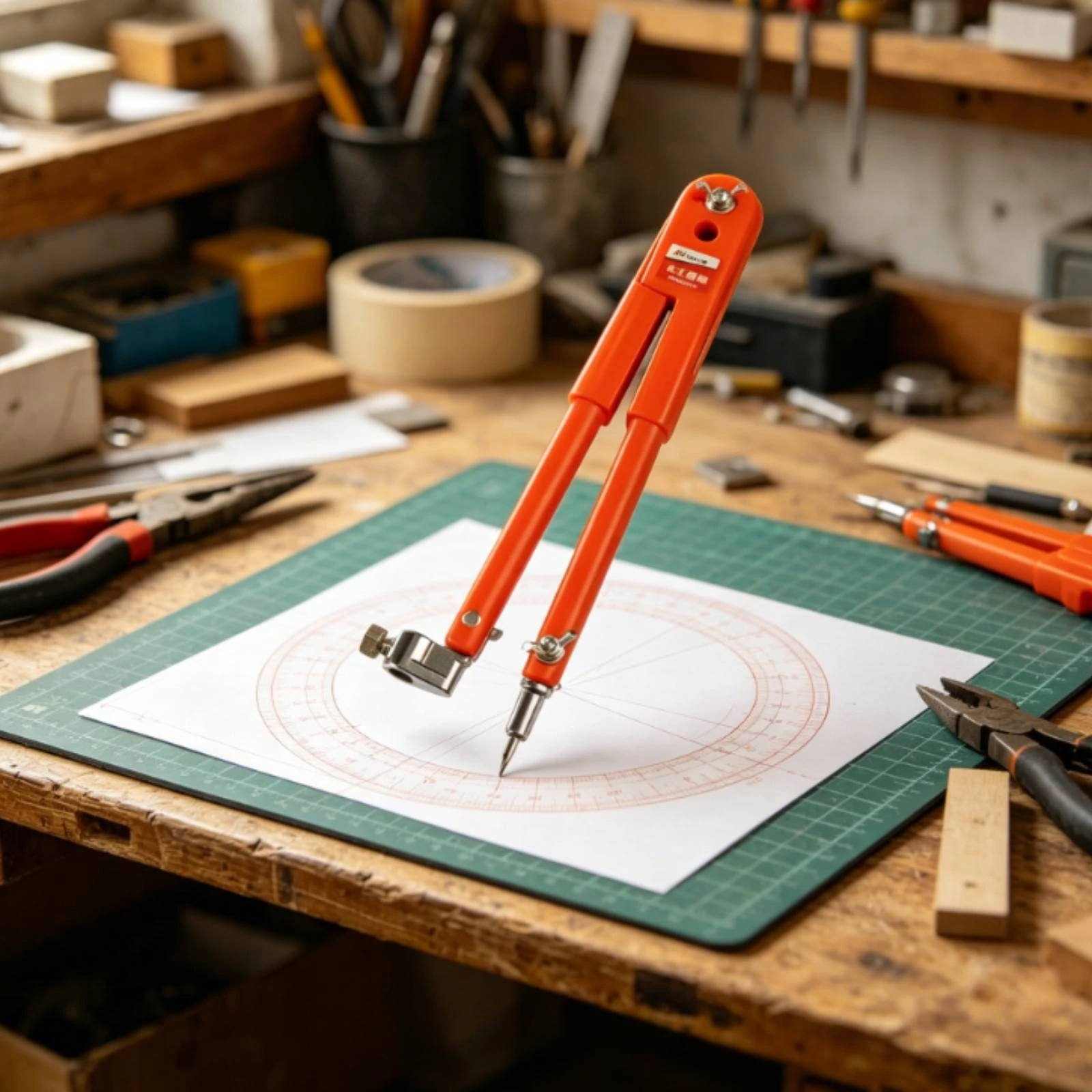 woodworking-compass-clamp-holder-circle-marking-tool-circle-drawing-tool-orange