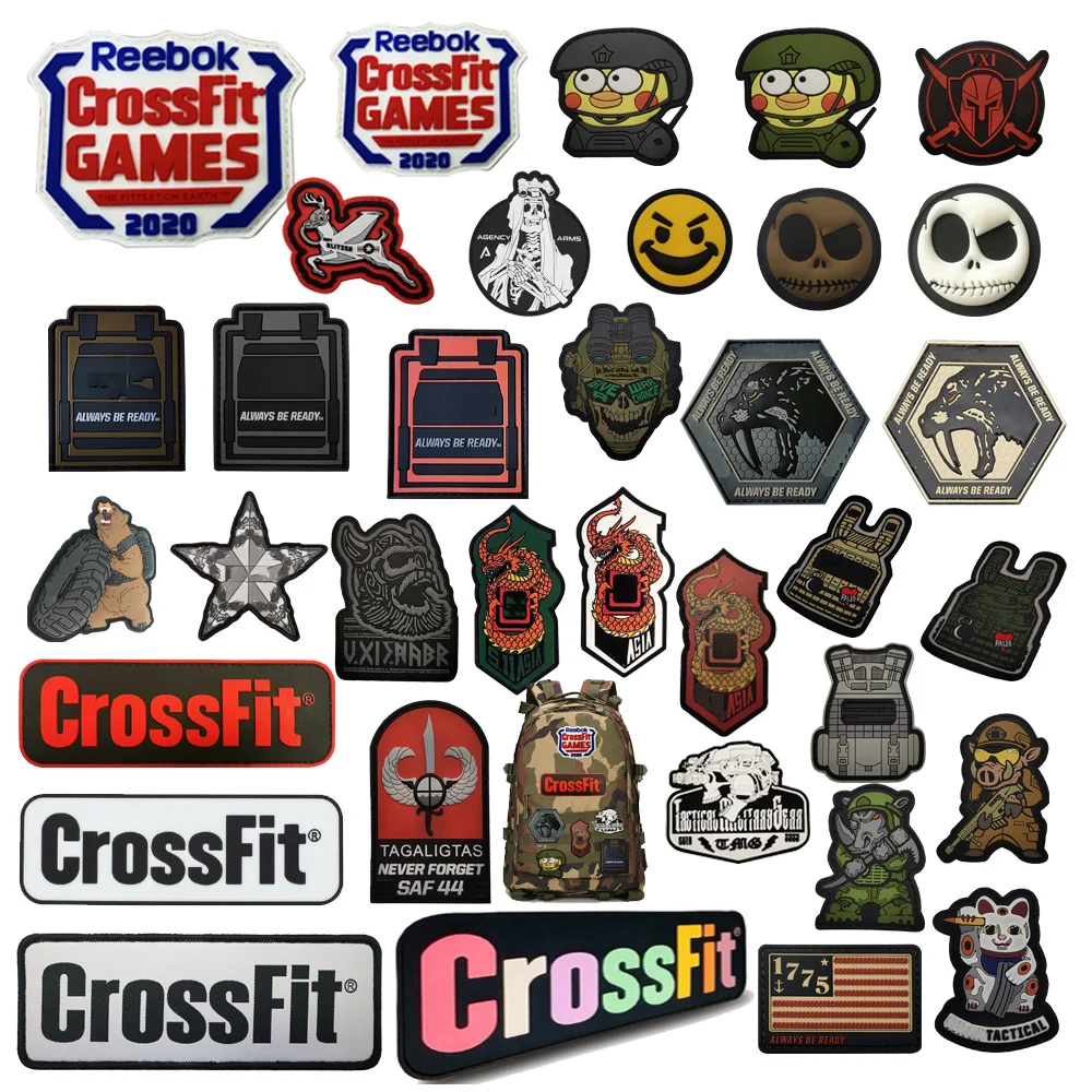 

ZuoLiao Outdoor CrossFit armband Hyparon tactical vest comes standard with PVC backpack hook patch commemorative sticker