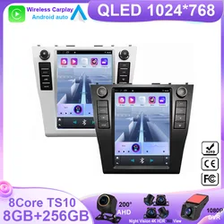 도요타 캠리 6 XV 40 50 2006 - 2011 용 자동차 라디오 스테레오 멀티미디어 플레이어, GPS 네비게이션, 2din DVD 없음, 9.7 인치, 안드로이드 14