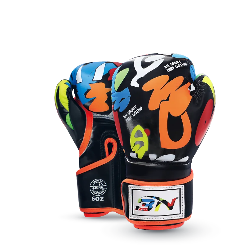 BN 6OZ Kids Child MMA Muay Thai Boxing Gloves Boy Girl Kickboxing Sparring Martial Arts Punch Training Mittens DEO