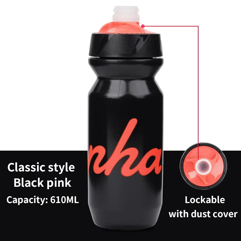 Rapha 610ml/710ml Water Bottle MTB Road Bicycle Outdoor Sports Leakproof Kettle Bike Clying Plastic Drinkware