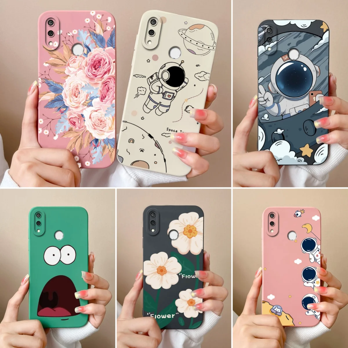 Case For Huawei Y9S Y9 Prime Y9A Cute Pilot Soft Liquid Silicone Camera Lens Protection Back Cover For Huawei Y9 Prime 2019 Capa