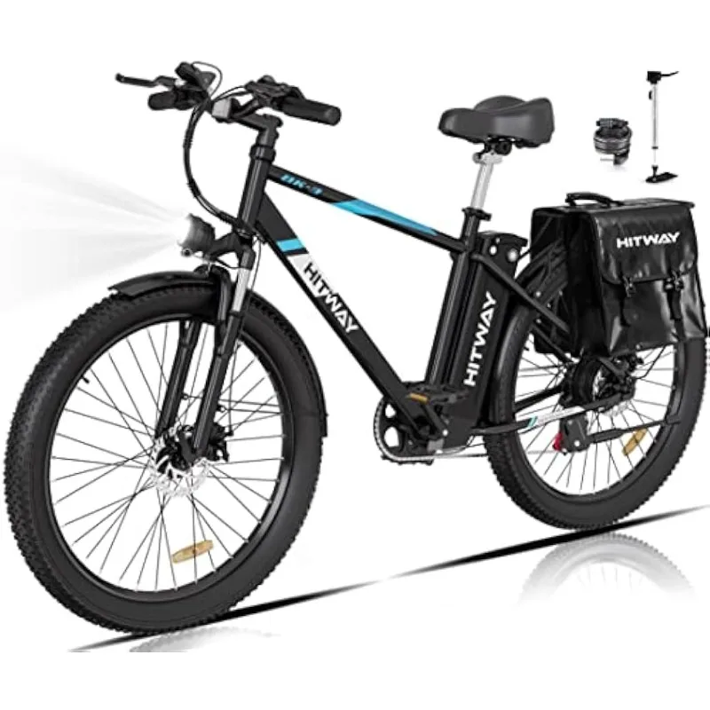 

HITWAY Electric Bike for Adults, 750W/48V/14Ah Ebike with Removable Battery, 20MPH/35-75Miles Electric Bicycle