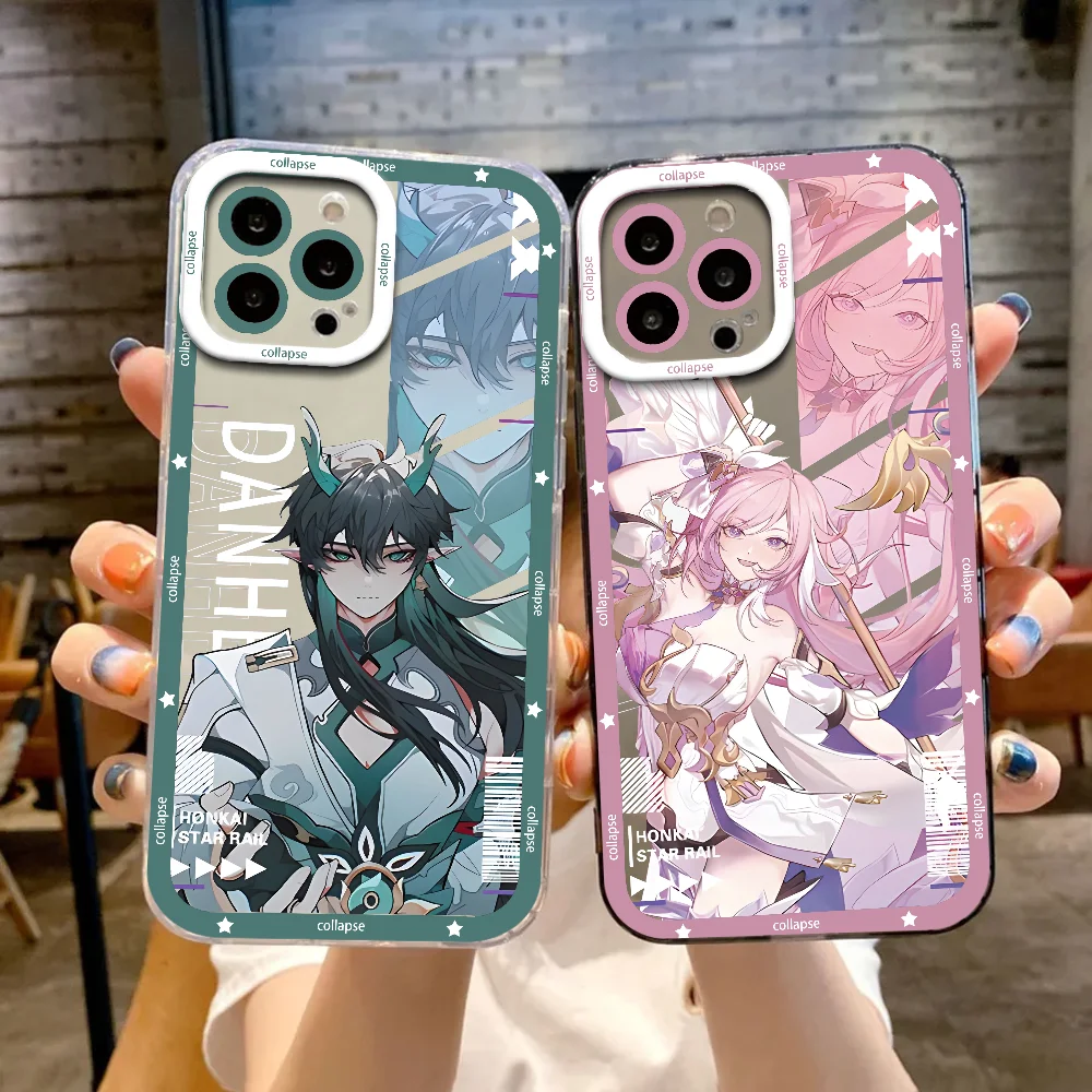 

GAME Honkai star rail phone case For Samsung Galaxy S25 Ultra S24 FE S23 S22 Plus Clear Shockproof Soft Bumper