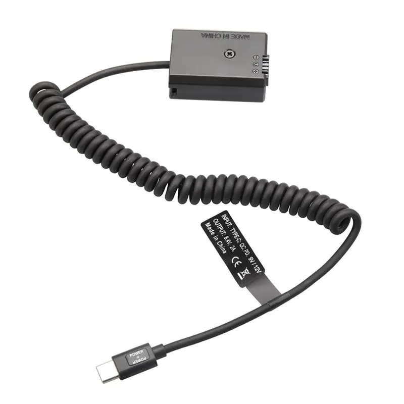 SCLS NP-FW50 Dummy Battery PD Type-C Coupler for ZV-E10 A7 A7R/S/M A7II A7S2 A7M2 A7R2 A6500 NEX5 NEX7 DSC-RX10 A33 A55