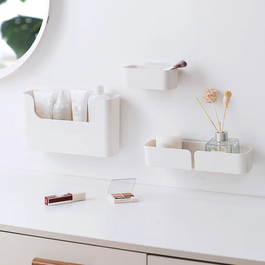 

1pc No Trace Adhesive Storage Rack For Kitchen Refrigerator Cabinet Organizer Multifunctional Shelf Home Supplies Holder