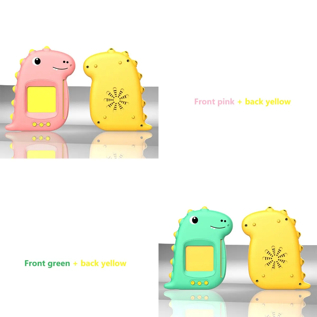 Dinosaur Shape Children's Early Education Card Machine Puzzle Enlightenment Pure English Learning Car