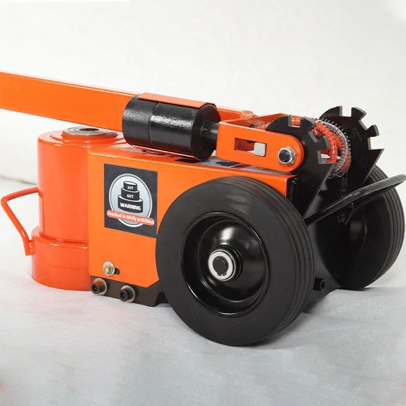 Automotive Hydraulic Jack, 60-80T, Unfiltered, Orange Heavy-duty Truck Jack, Foldable, Suitable for Multiple Scenarios